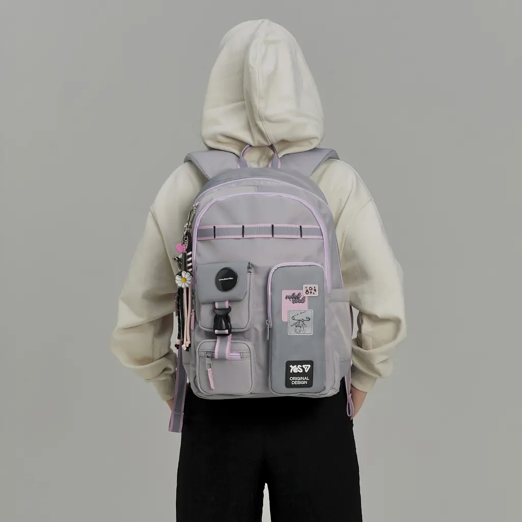 Рюкзак шкільний Yes TS-43L Rebel Soul 43х30х16 см сірий (550479) - фото 5