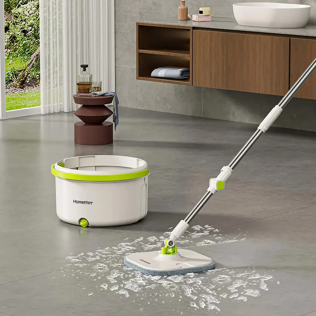 Швабра с ведром CoolMop Plus CW001 Кремовый - фото 13
