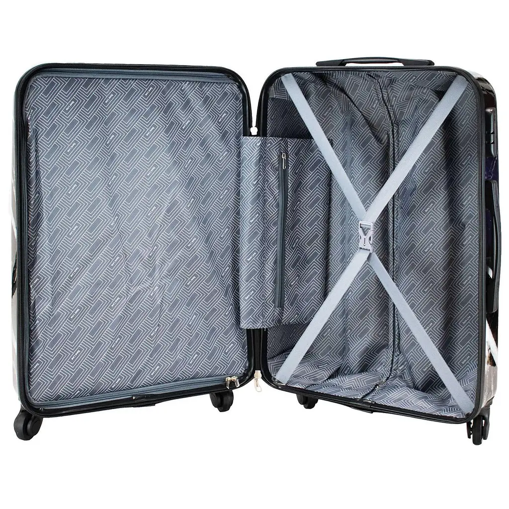Валіза Semi Line 24" M Black Marble (T5730-2) - фото 6
