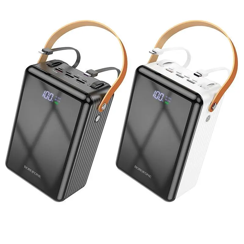 Зовнішній акумулятор Borofone BJ32 Terra fully compatible 80000mAh білий - фото 3