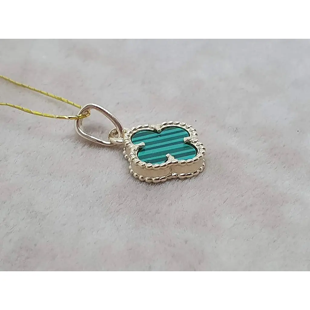 Золота підвіска Платон Конюшина з малахітом. 2П125/71Б - фото 2