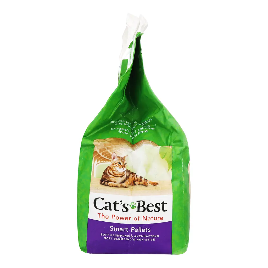 Наповнювач Cat's Best Smart Pellets для довгошерсних котів деревний 5 л/2.5 кг - фото 6