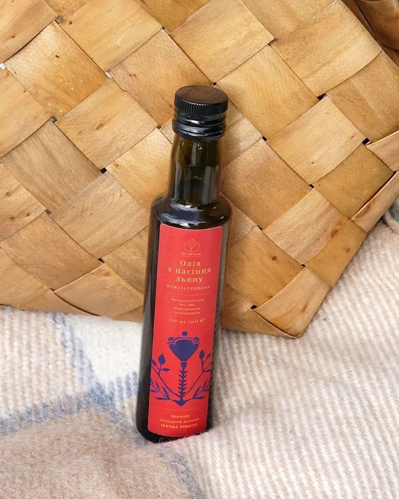 Олія холодного віджиму (Extra Virgin) з насіння льону Чистий Смак 250 мл - фото 4