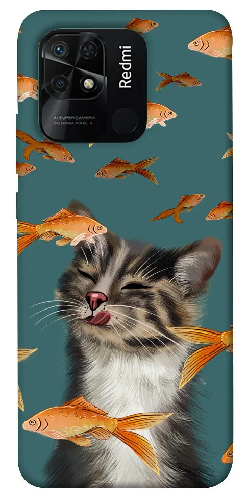 Силіконовий чохол для телефону Xiaomi Redmi 10C animals print - фото 5