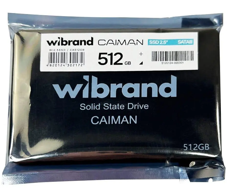 Накопичувач SSD Wibrand Sata 2.5 512GB Caiman Bulk 480 500 (WI2.5SSD/CA512GB) - фото 3