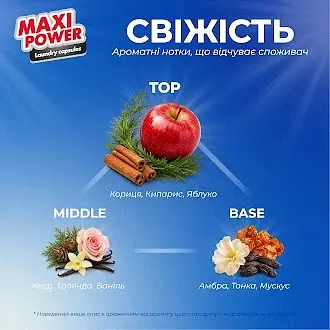 Капсули для прання Maxi Power універсальні Свіжість 26 шт. - фото 2