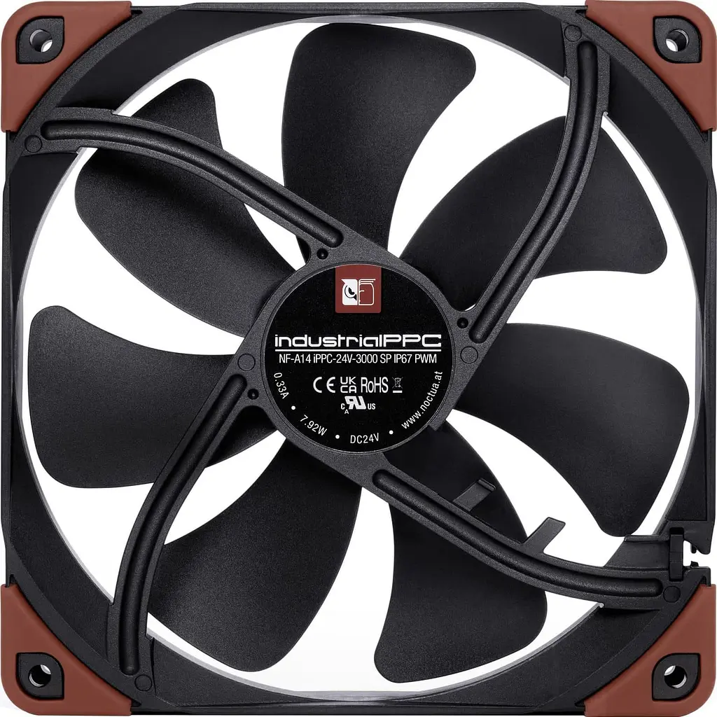 Вентилятор Noctua NF-A14iPPC-24V-3000 SP IP67 PWM 140мм - фото 2