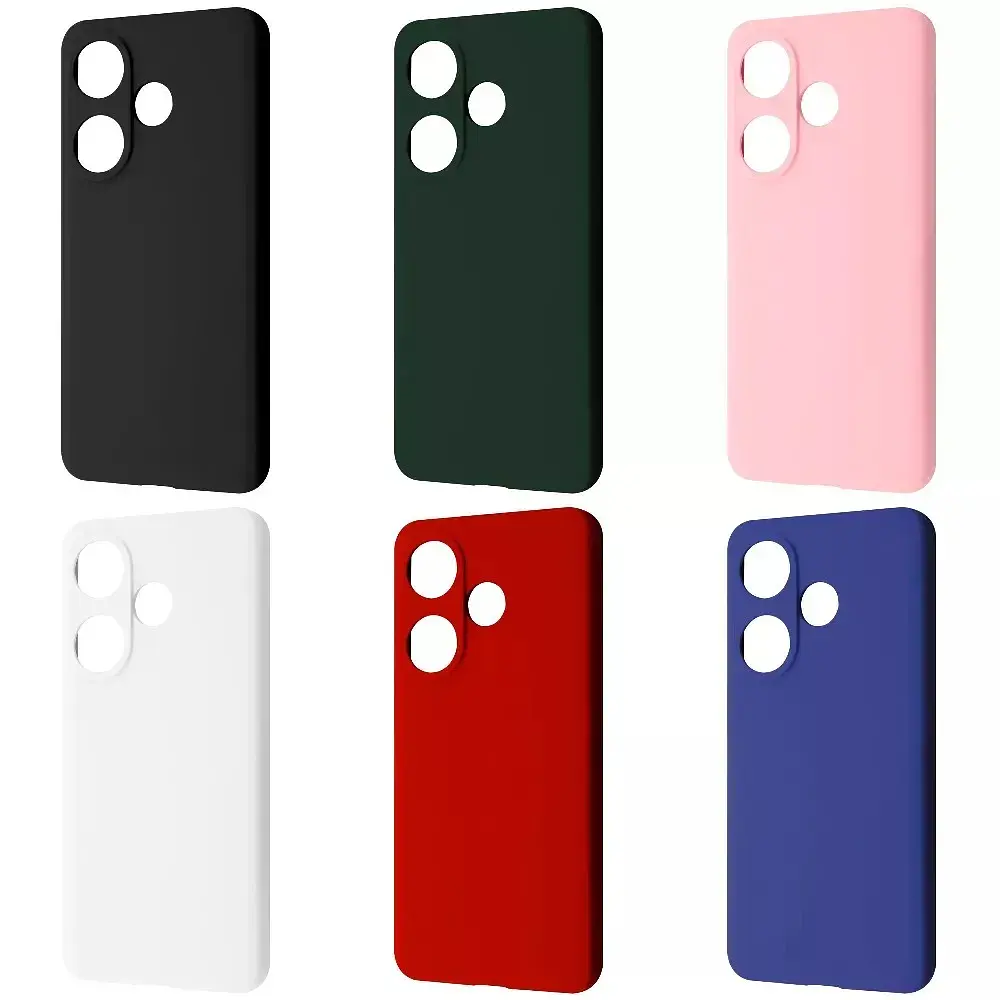 Чохол-накладка Wave Full Silicone Cover для Xiaomi Poco F6/Redmi Turbo 3 White - фото 2