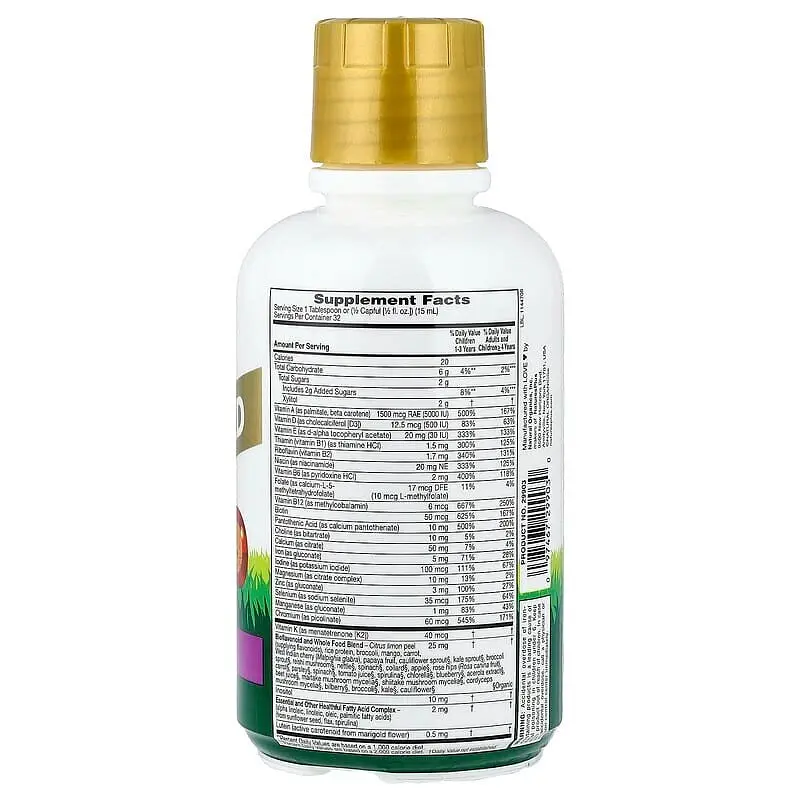 Рідкі вітаміни для дітей Natures Plus Animal Parade Gold, 473 мл - Тропічний - фото 2