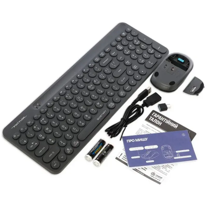 Комплект A4Tech FG3300 Air2 USB UA Grey (4711421997416) - фото 8