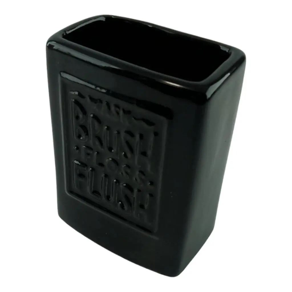 Набір для ванної кімнати Чорний керамічний - фото 2