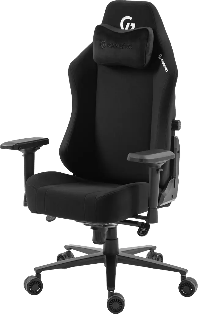 Крісло ігрове GamePro GC775B Black fabric (GC775B) - фото 6