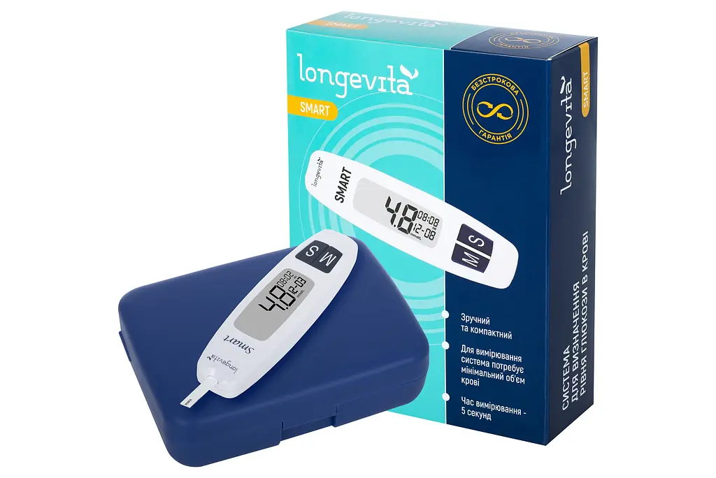 Глюкометр Longevita Smart (6397645) - фото 10