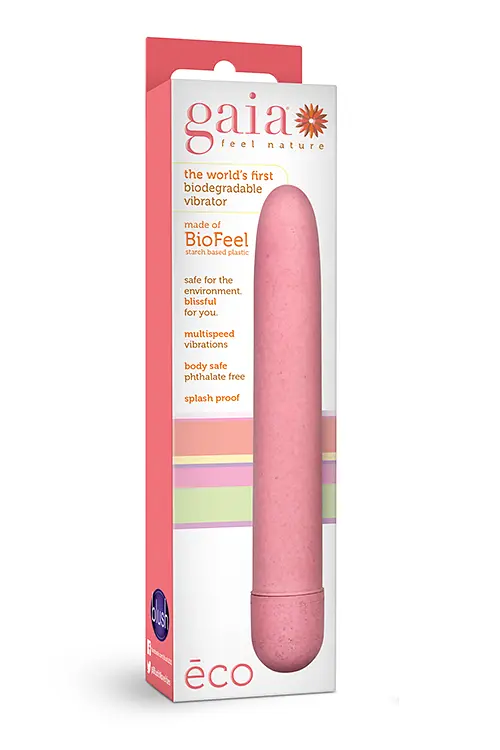 Вибратор Blush Gaia Eco 17.8 см розовый - фото 5