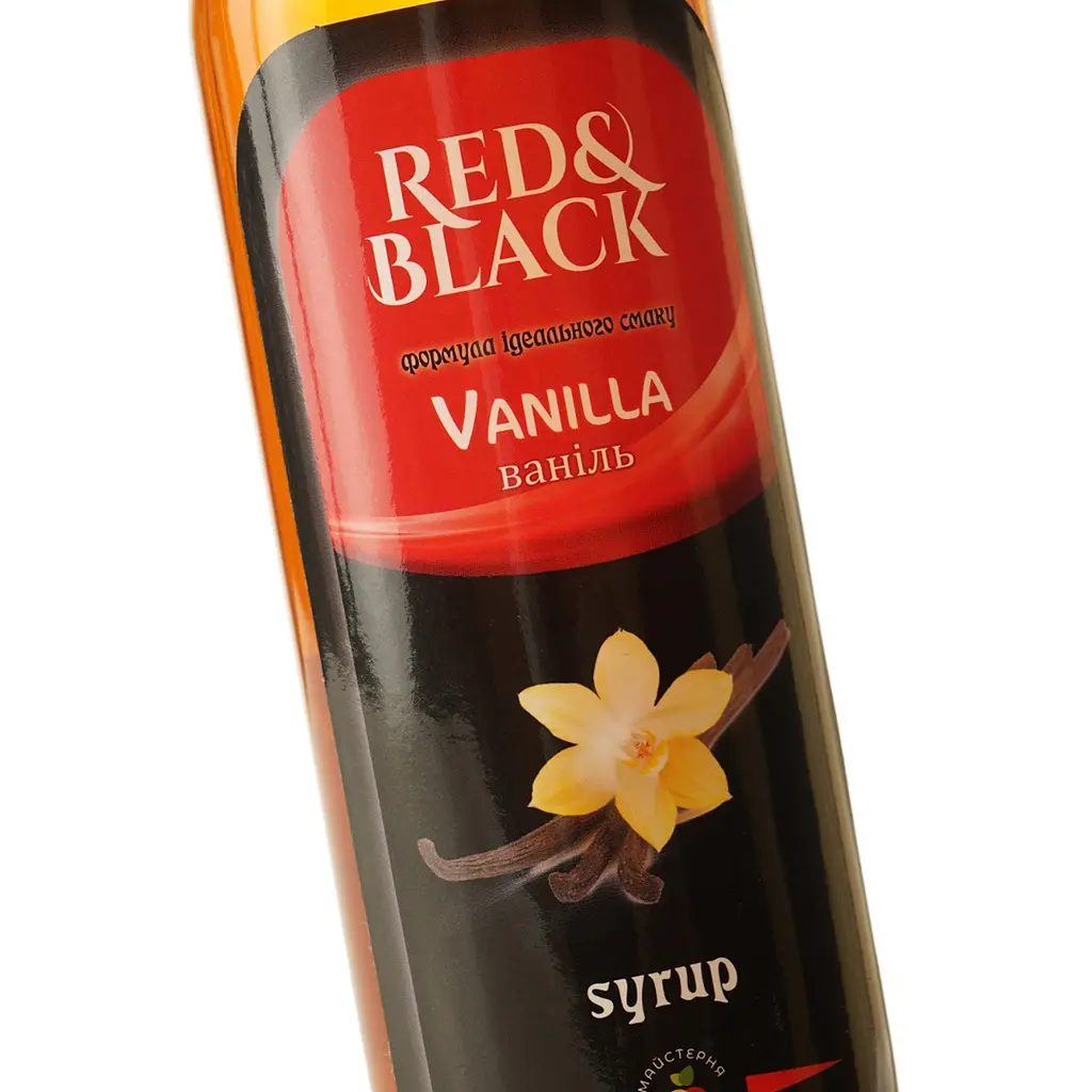 Сироп Red&Black Ваніль 0.7 л - фото 5