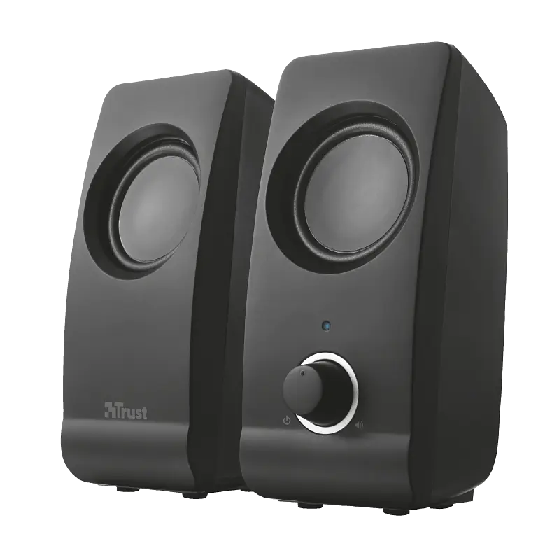 Колонки 2.0 Trust Remo, Black, 8W, працює від USB, регулятор гучності на передній панелі (17595) - фото 2