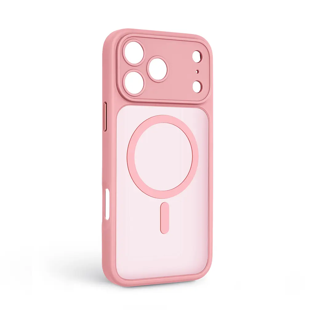 Чехол для Apple iPhone 17 Pro Max, Lush MagCase, розовый, противоударная панель-накладка из TPU и PC, полупрозрачный чехол с MagSafe (с магнитом), с защитой камеры, поддержка беспроводной зарядки, защита всего корпуса, ArmorStandart (ARM87502) - фото 2