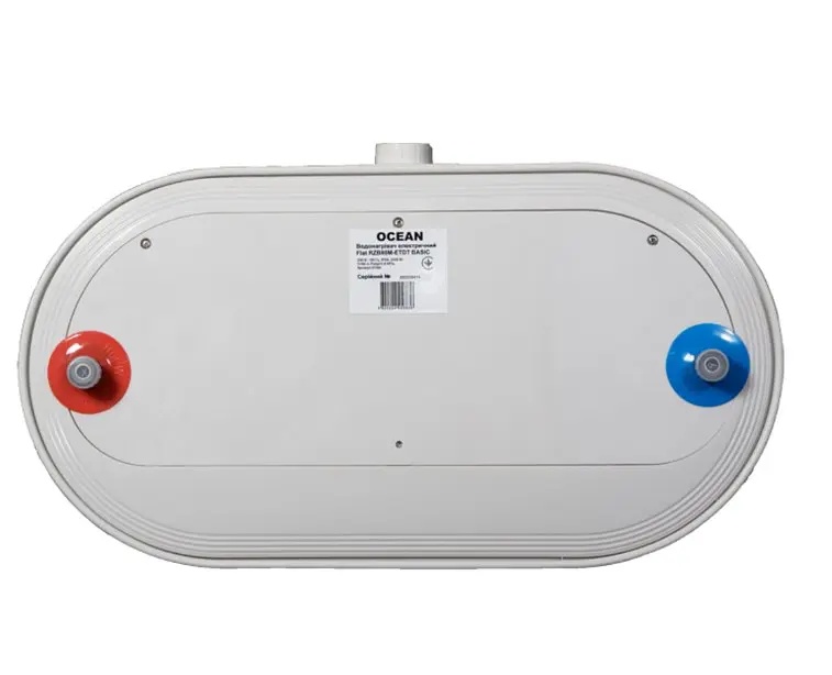 Водонагрівач Ocean FLAT BASIC 80 Л, 2 кВт, сухий ТЕН, прямокутний, вертикальний, білий (RZB80M ET+DT) - фото 8