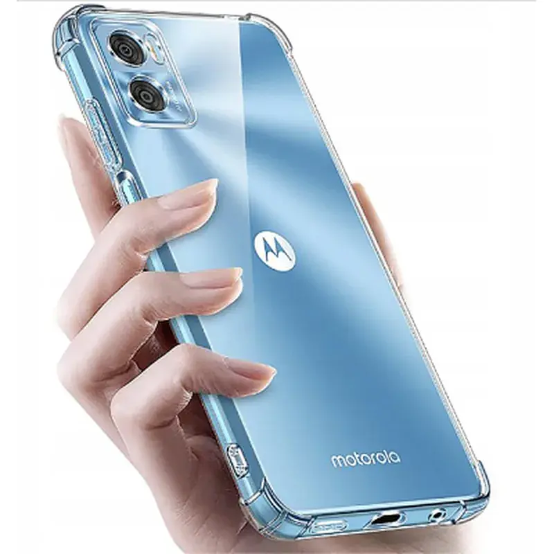 Чохол до мобільного телефона BeCover Anti-Shock Motorola Moto E22/E22i Clear (709321) - фото 4