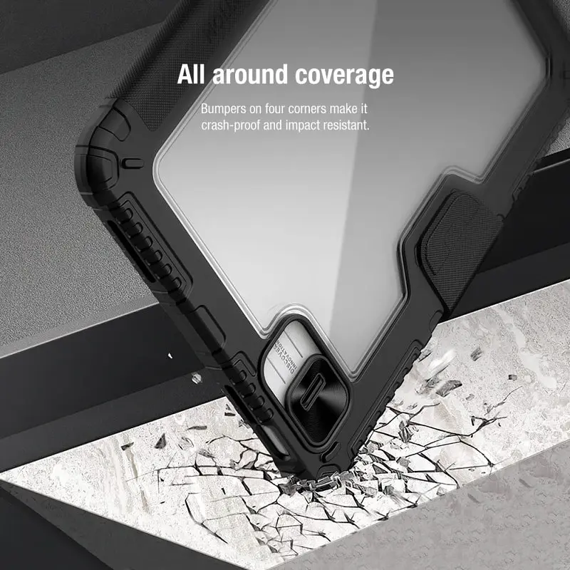 Чохол-книжка Nillkin Bumper Pro для Apple iPad 10.9 2022-24 / 11 A16 2025 Black - фото 7