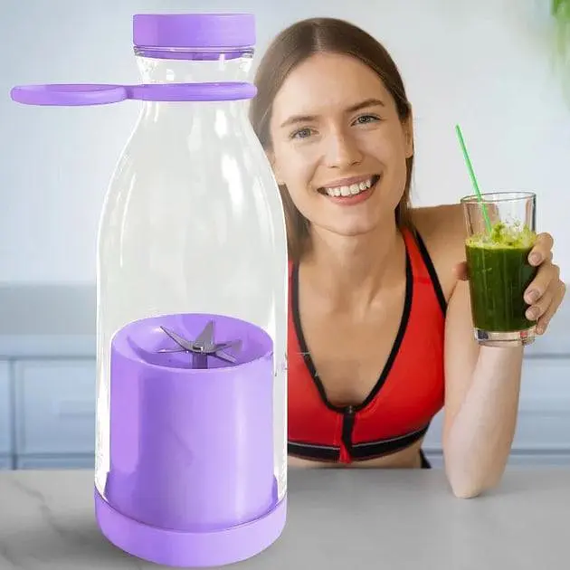 Портативний блендер для смузі Juicer YC-02 • Пляшка-блендер для приготування смузі - фото 2