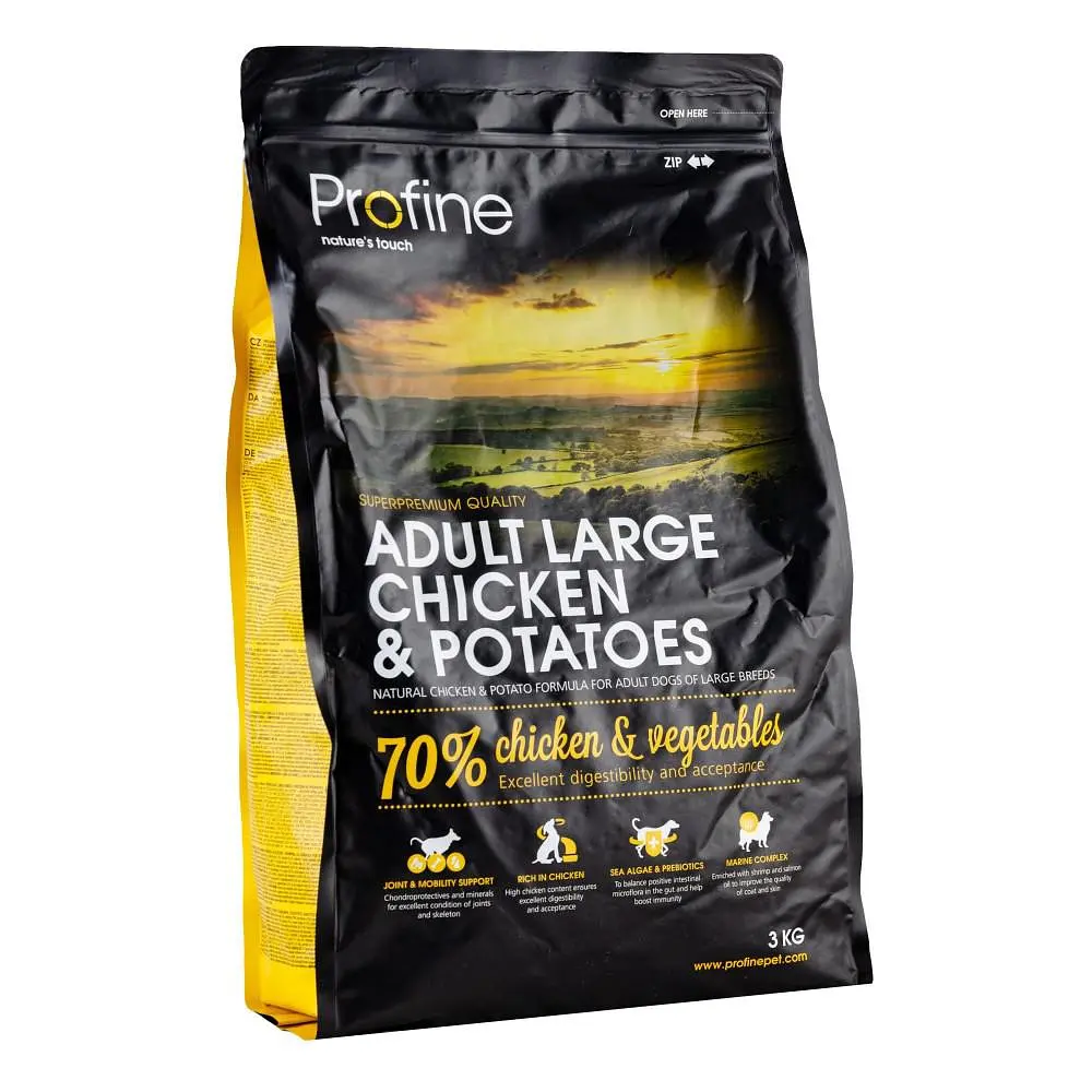 Сухий корм для дорослих собак великих порід (вагою від 25 кг) Profine Adult Large Breed Chicken 3 кг (курка) - фото 4