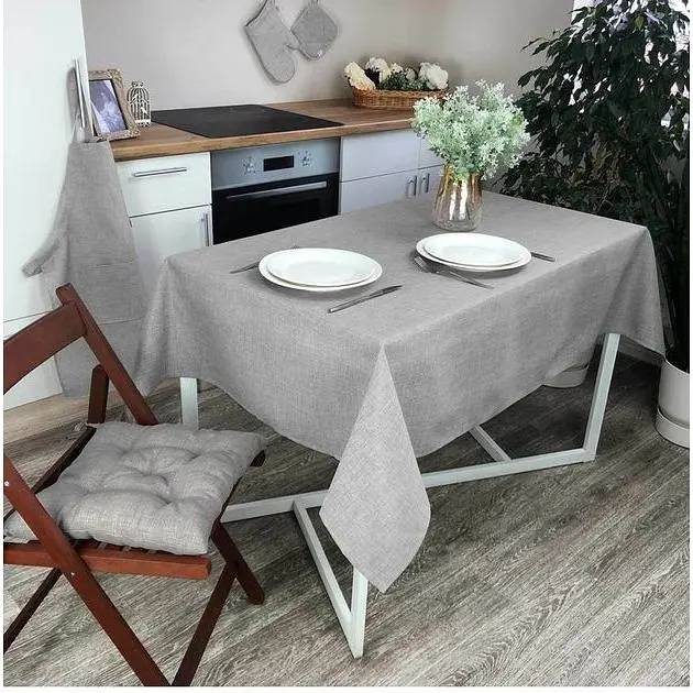 Скатерть Прованс Barcelona Graphite 120х136 см (38660) - фото 2