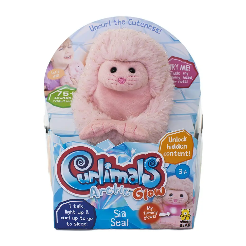 Интерактивная игрушка Curlimals серии «Arctic Glow» - Морской Котик Сиа Curlimals 3726 - фото 2