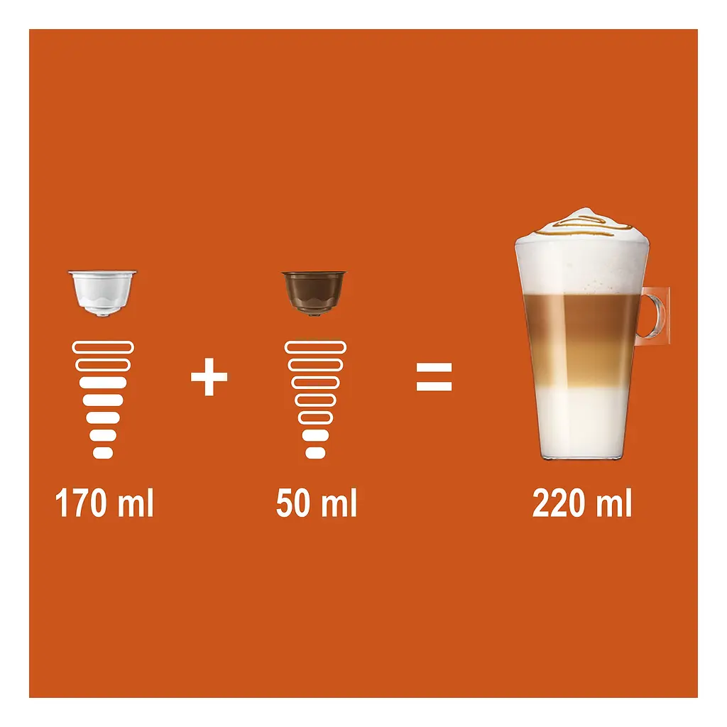 Набір кава в капсулах NESCAFE Dolce Gusto Latte Macchiato Caramel 16 шт. 145.6 г - фото 3
