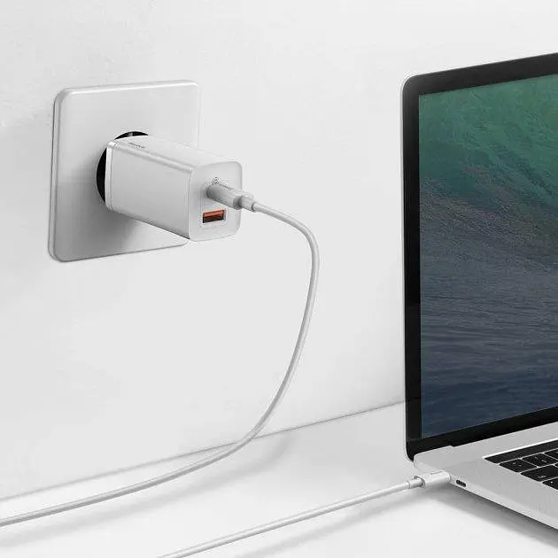 Мережевий зарядний пристрій Baseus GaN2 Lite Quick Charger (CCGAN2L-B02) білий - фото 5