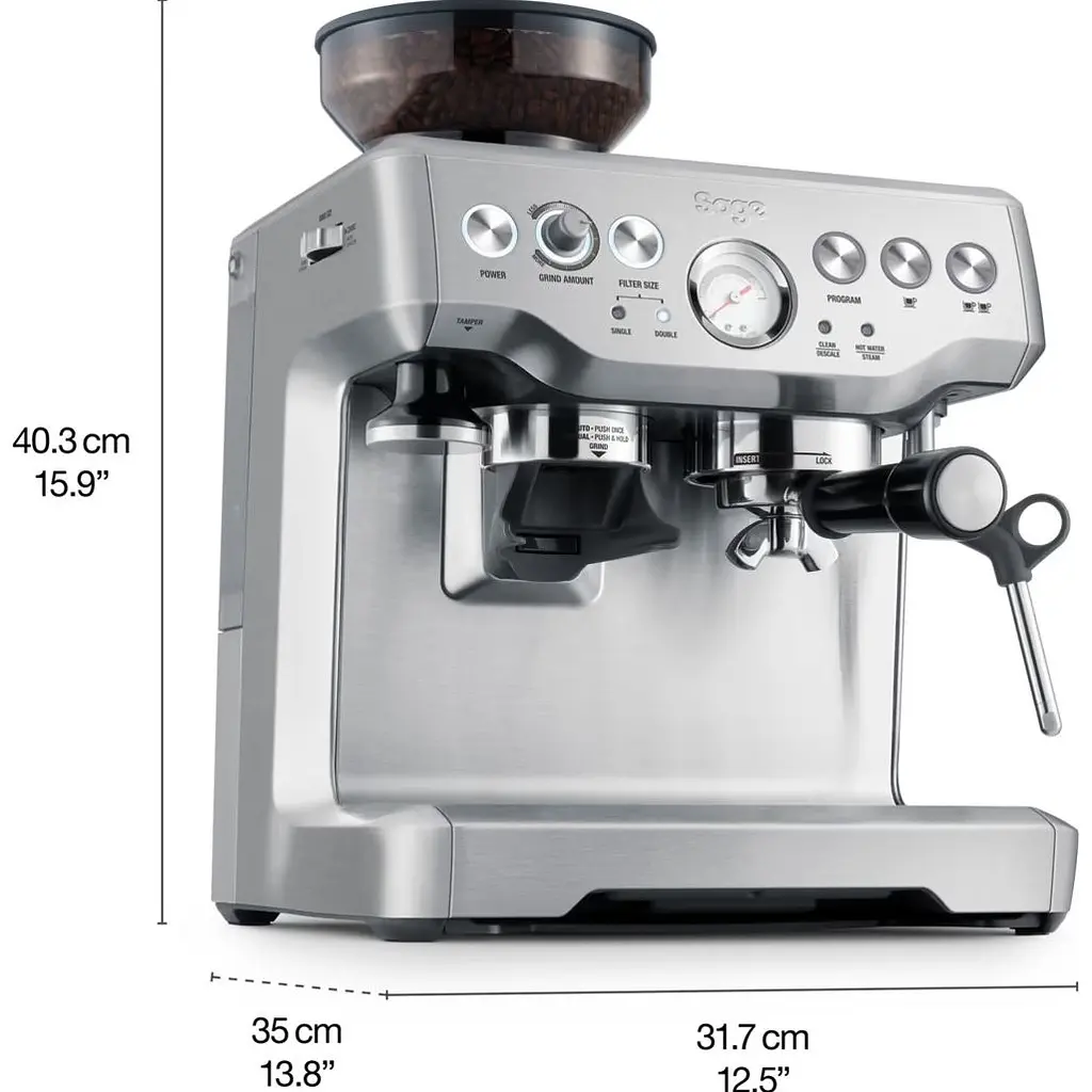 Кавоварка ріжкова Sage Barista Express SES875BSS [121337] - фото 8
