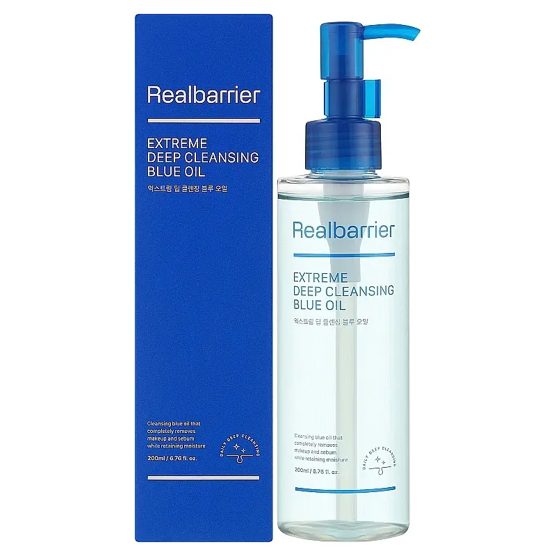 Зволожуюча гідрофільна олія Real Barrier Extreme Deep Cleasing Blue Oil 200 мл (RBR004) - фото 2