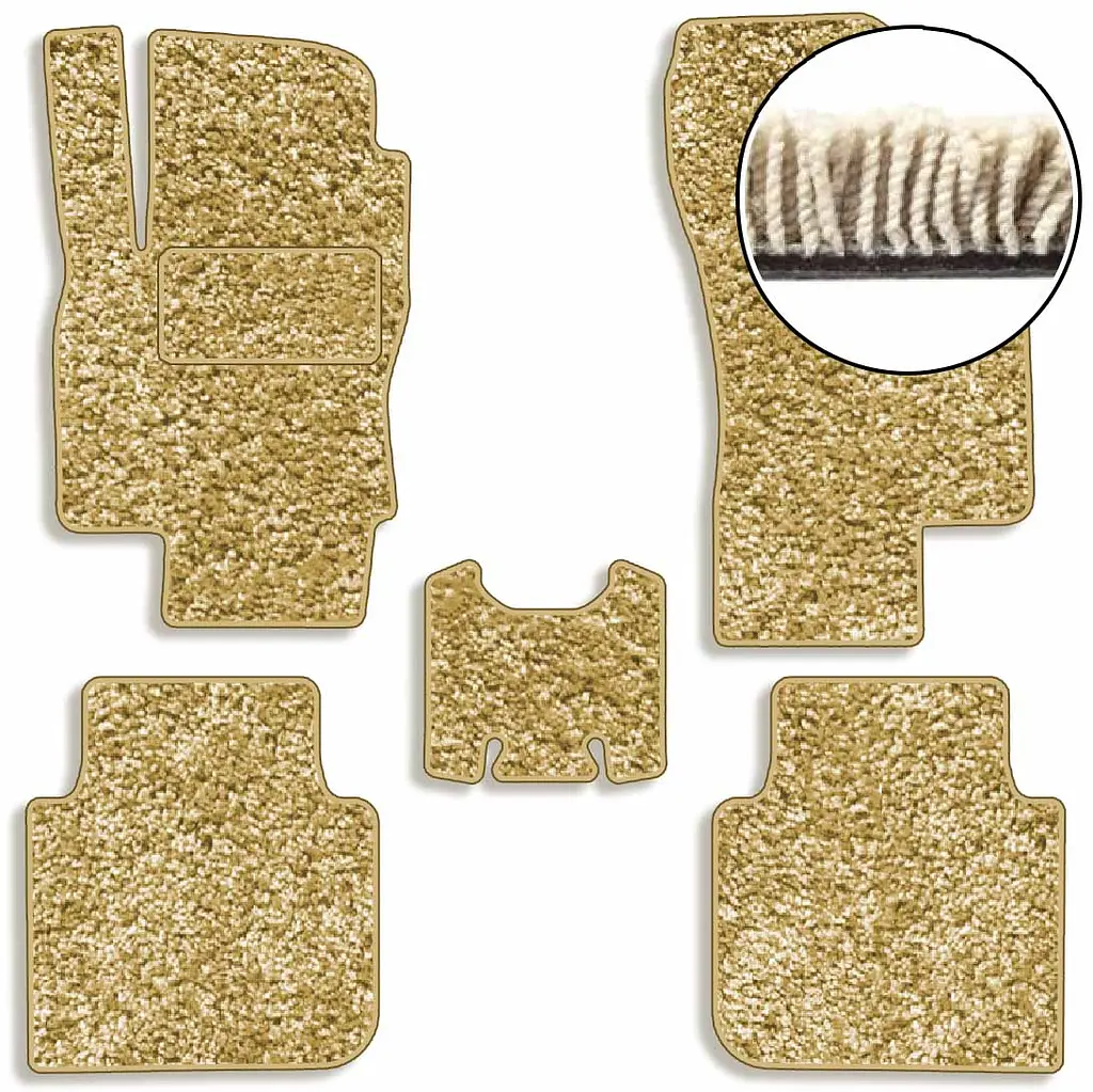 Ворсові килимки для Skoda Kodiaq 2016- з підп'ятником 5 шт (Magnum)