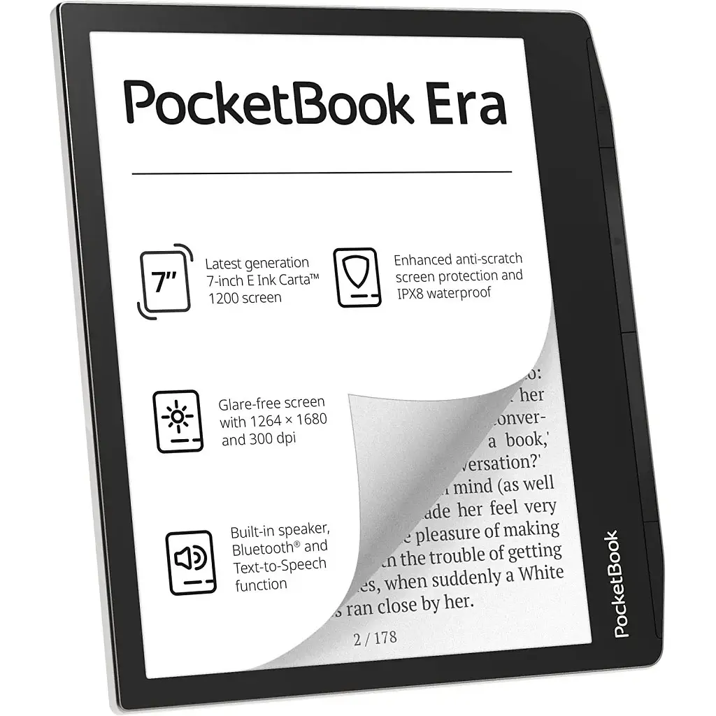 Электронная книга Pocketbook 700, Era, Stardust Silver (PB700-U-16-WW) - фото 2