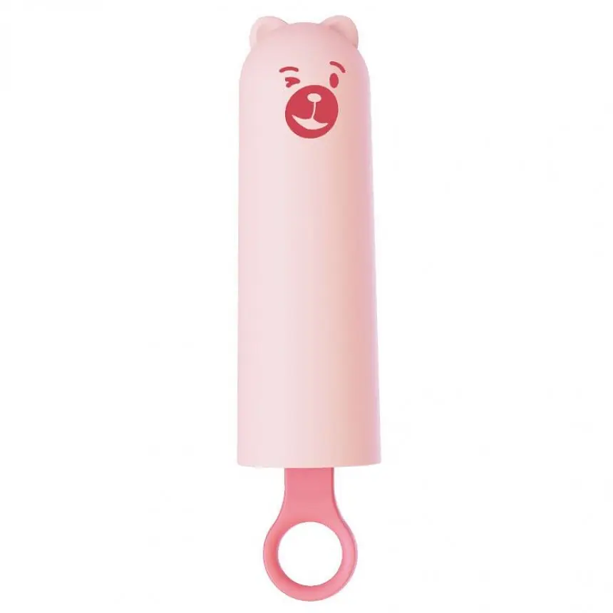 Вібратор CuteVibe Teddy Pink Black Dildo – Реалістичний під виглядом морозива