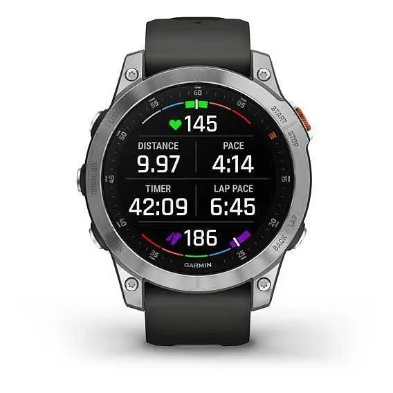 Смарт-часы Garmin Epix Gen 2 Standard Edition 47 мм Slate Steel with Graphite Band 010-02582-00/01 [70947] - фото 6