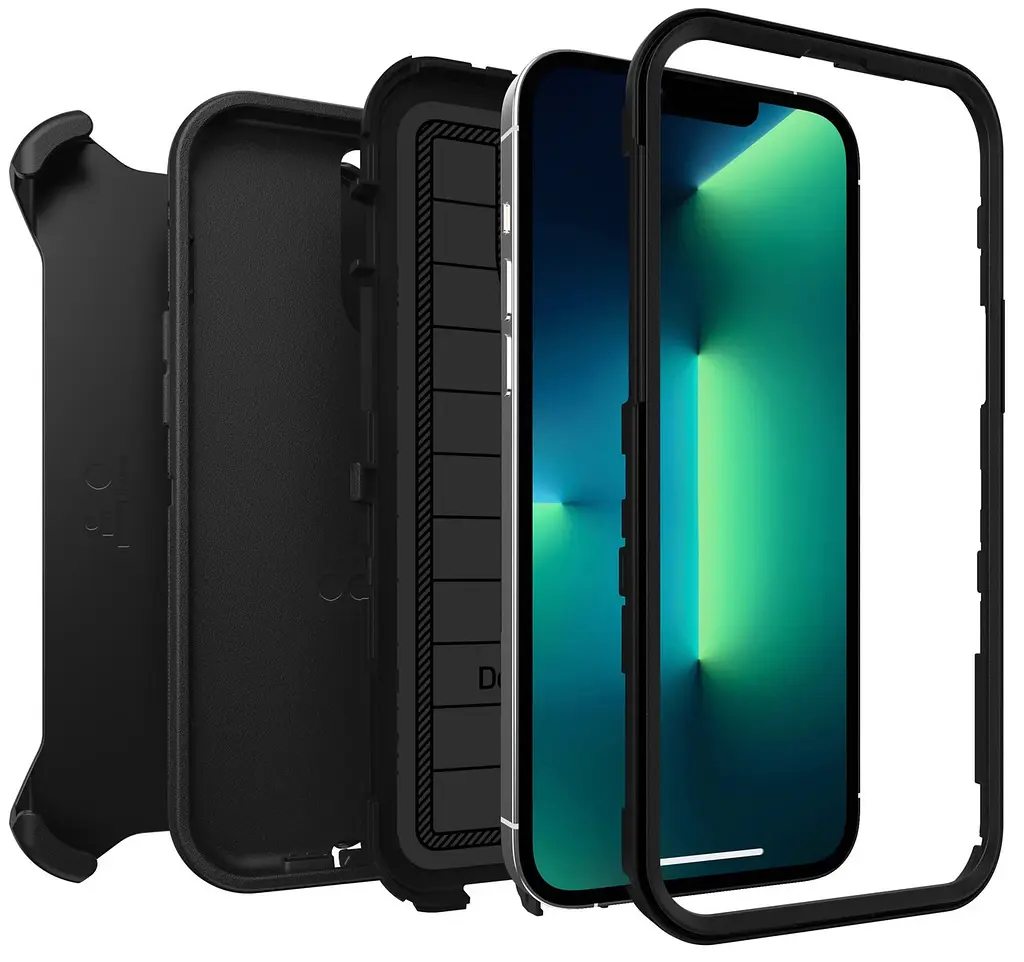 Чохол протиударний з кліпсою OtterBox Defender Pro 77-83539 для iPhone 13 Pro Max/12 Pro Max (6.7") Black - фото 2