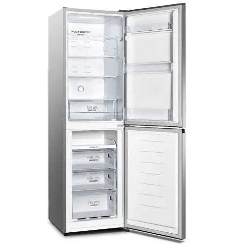 Холодильник Gorenje NRK418ECS4, Grey, двокамерний, загальний об'єм 256L, корисний об'єм 171/85L, No Frost, A+, 182.4x55x55.7 см - фото 3