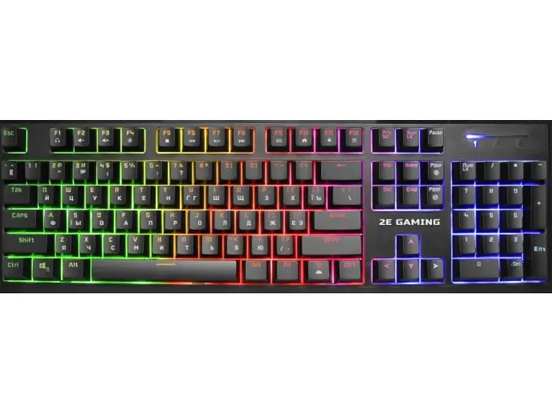 Клавіатура 2E Gaming KG325 LED USB Black Ukr (2e-KG325UB) - фото 2