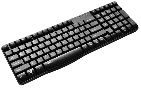 Клавіатура Rapoo N2400 Black (N2400 black) - фото 2