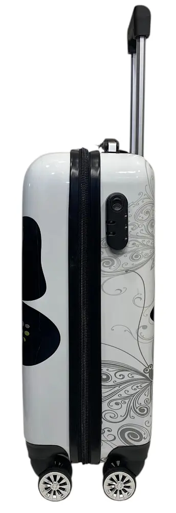 Валіза маленька Madisson Snowball 26820 з полікарбонату 30 л 55×35×20 см Біла - фото 3