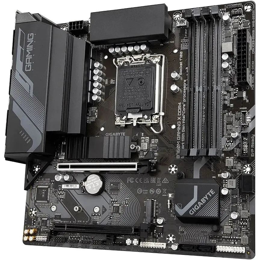 Материнская плата Gigabyte B760 Gaming X DDR4 s1700 B760 2xDDR4 HDMI mATX - фото 3