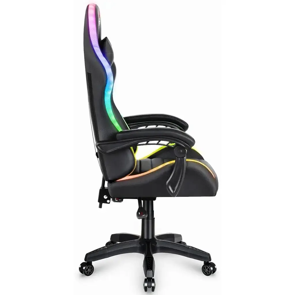 Комп'ютерне крісло Hell's HC-1003 Led RGB Black - фото 4