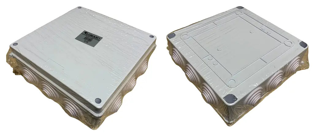 Коробка розподільча монтажна (АБС пластик) IP65 200х200х80 Lumano