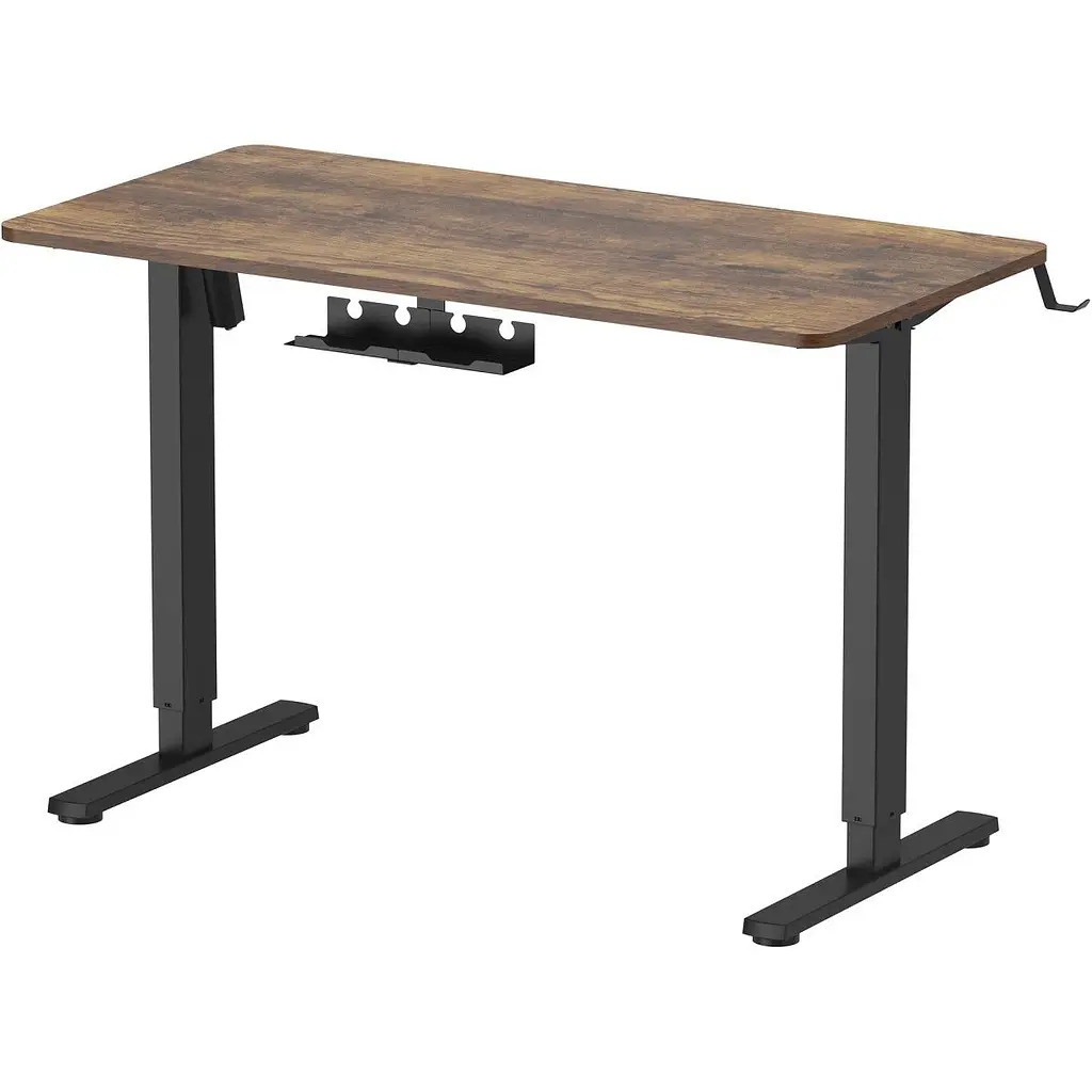 Компьютерный игровой стол OfficePro ODE1260DW Dark Wood/Black [124835] - фото 2