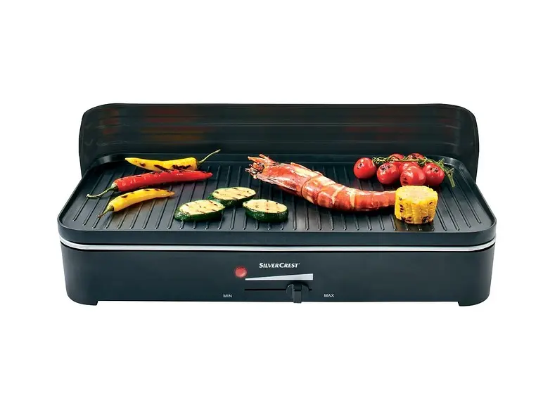Электрический гриль барбекю с подставкой и боковыми полками Silver Crest SEGS 2200 A1 - фото 3