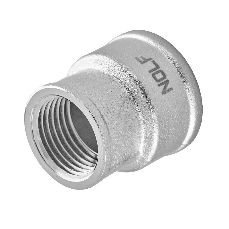 Муфта редукційна Nolf Nfc.C0810-N-1"x3/4" нікельована NF3077 - фото 2