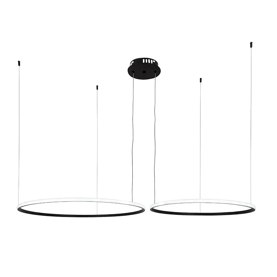 Люстра Levistella 7529833-2B BLACK LED (600+800)
