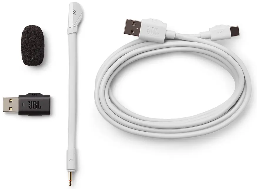 Bluetooth-гарнітура JBL Quantum 360 Wireless White (JBLQTUM360WHT) - фото 9