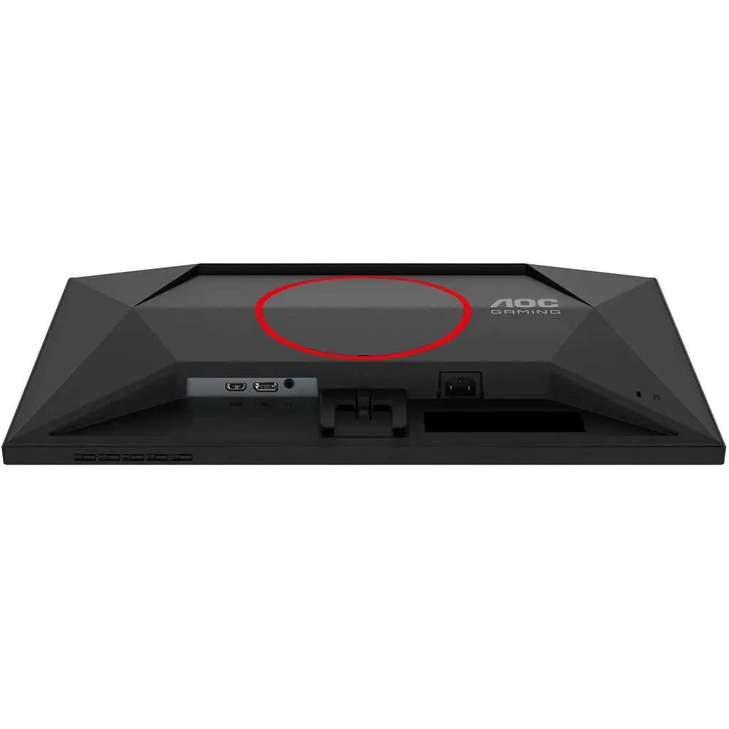 Монітор TFT 23.8" AOC 24G4HRE, Fast IPS, 200Гц, 2хHDMI, DP, колонки, чорно-червоний - фото 8